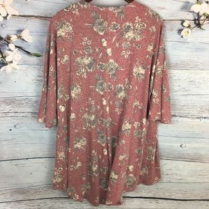 💐 Floral Dusty Rose LuLaRoe Lindsay